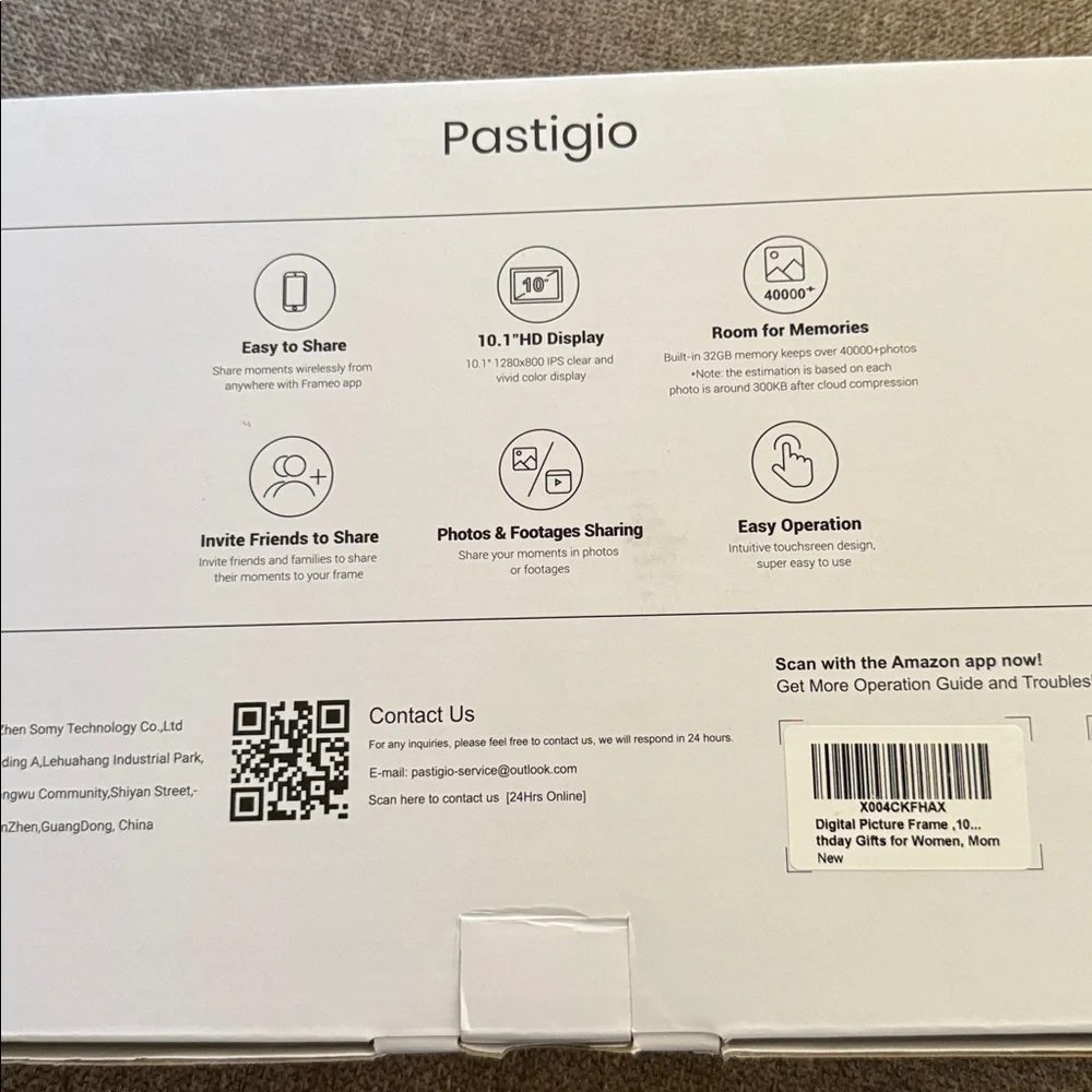 Prestigious Black Digital Picture Frame with WiFi - Picture 4 of 5